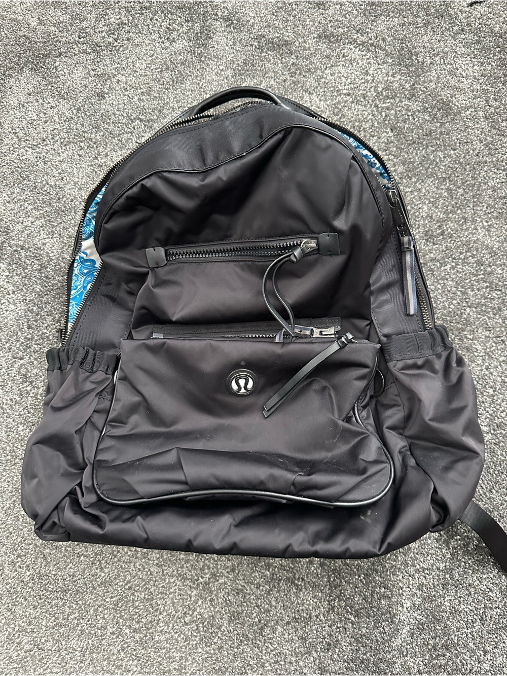 lululemon athletica Black Everyday Backpack - Sleek Nylon Carry